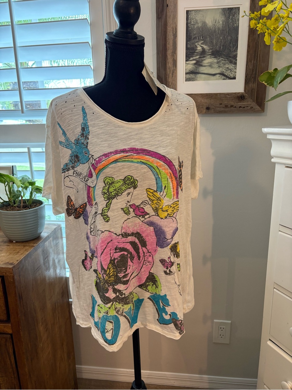 Magnolia Pearl NWT Love Poets Tee in True, OS